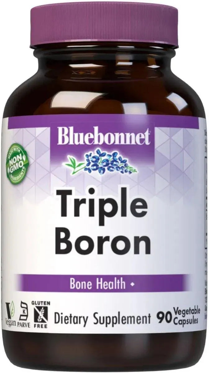 BLUEBONNET NUTRITION - BlueBonnet Triple Boron 3 Mg. 90 Capsulas - The Red Vitamin MX - Suplementos Alimenticios - {{ shop.shopifyCountryName }}