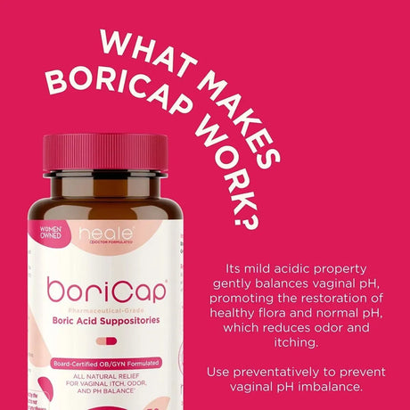 BORICAP - BoriCap Boric Acid Suppositories 600Mg. 60 Supositorios - The Red Vitamin MX - Supositorios De Ácido Bórico - {{ shop.shopifyCountryName }}