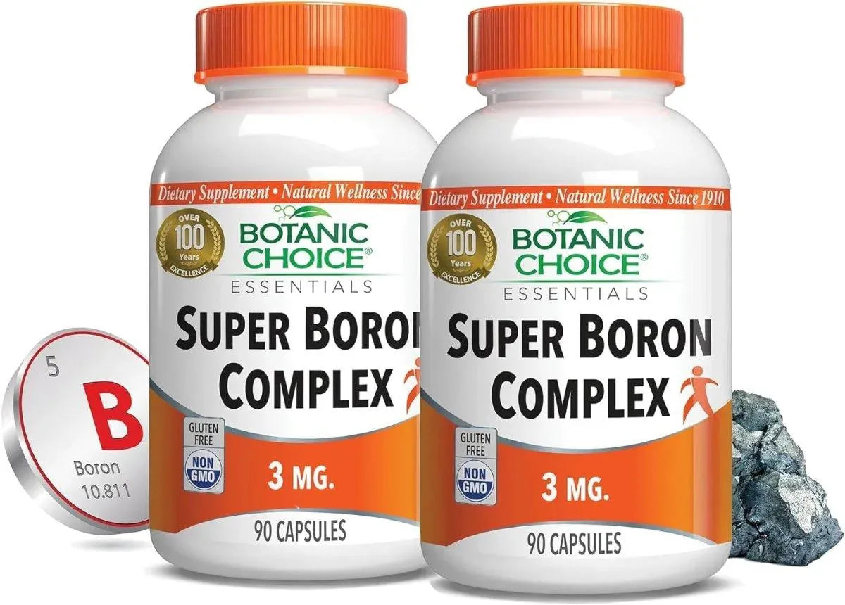 BOTANIC CHOICE - Botanic Choice Super Boron Complex 3 Mg. 90 Capsulas 2 Pack - The Red Vitamin MX - Suplementos Alimenticios - {{ shop.shopifyCountryName }}