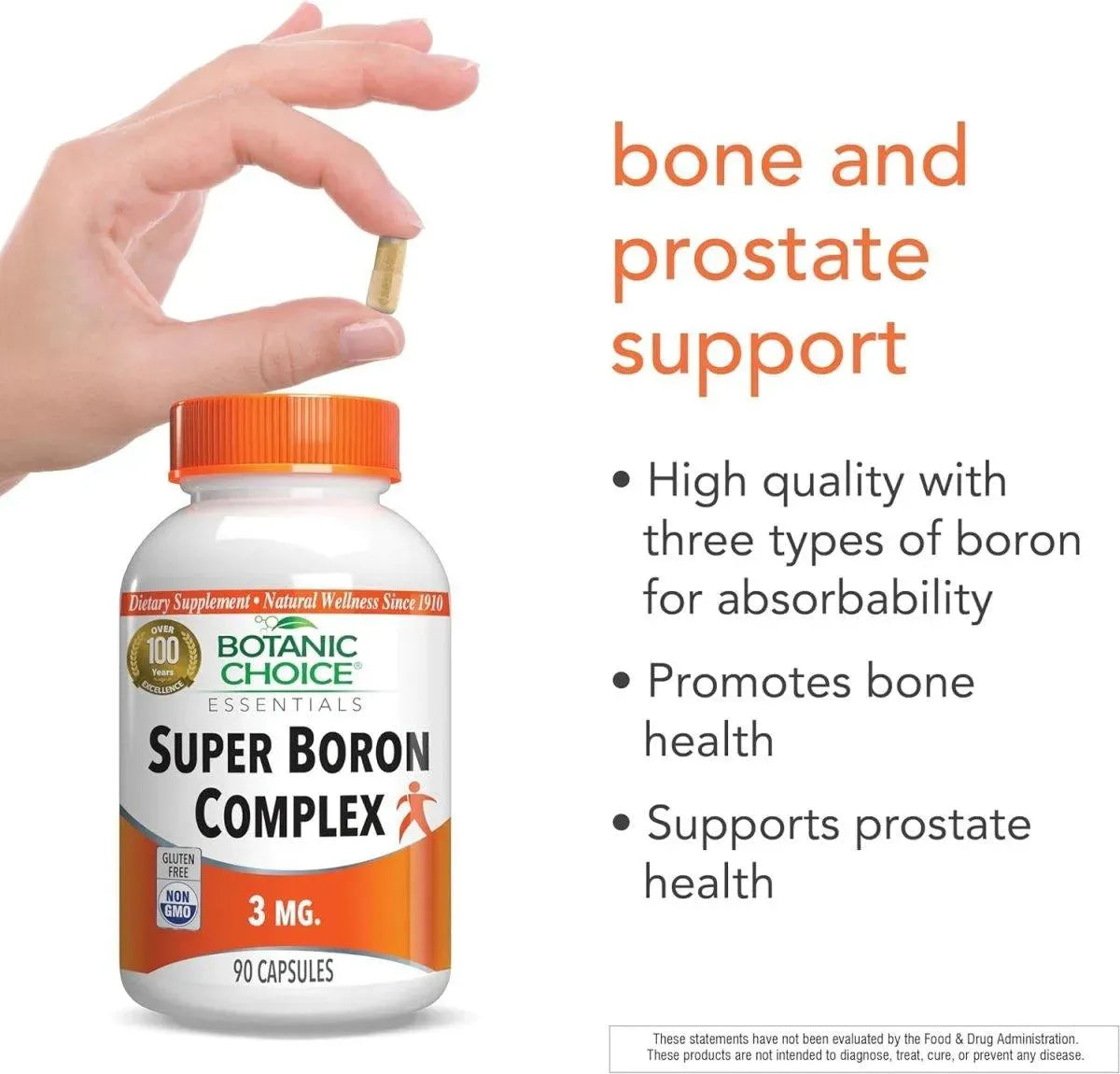 BOTANIC CHOICE - Botanic Choice Super Boron Complex 3 Mg. 90 Capsulas 2 Pack - The Red Vitamin MX - Suplementos Alimenticios - {{ shop.shopifyCountryName }}