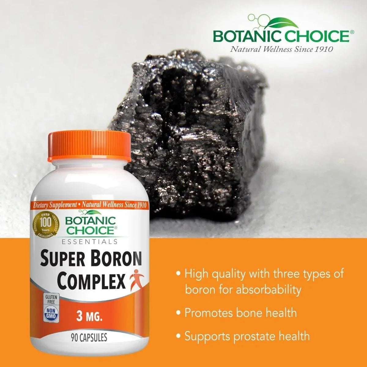 BOTANIC CHOICE - Botanic Choice Super Boron Complex 3 Mg. 90 Capsulas - The Red Vitamin MX - Suplementos Alimenticios - {{ shop.shopifyCountryName }}