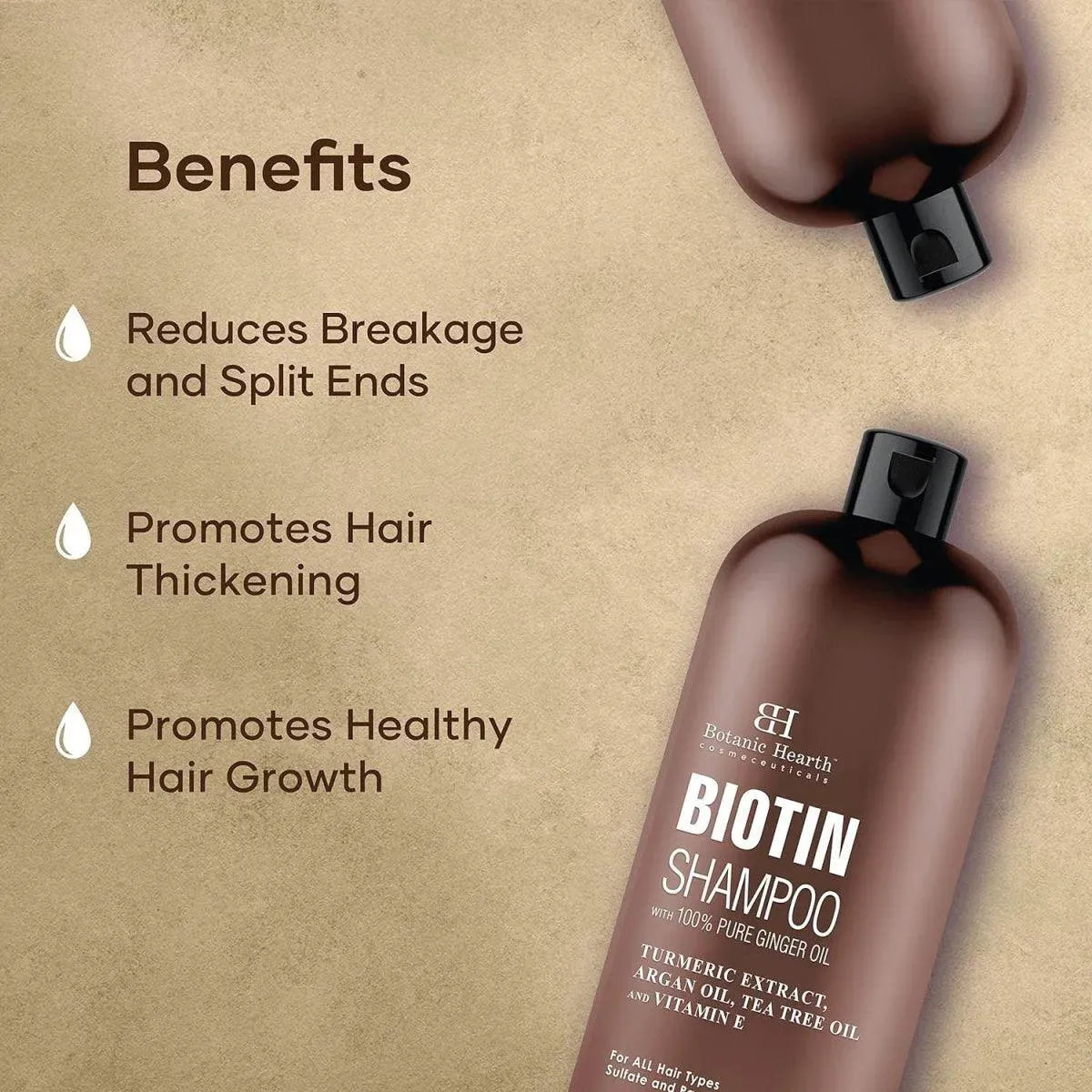 BOTANIC HEARTH - Botanic Hearth Biotin Shampoo with Ginger Oil & Keratin 473Ml. - The Red Vitamin MX - Shampoo Para Cabello - {{ shop.shopifyCountryName }}