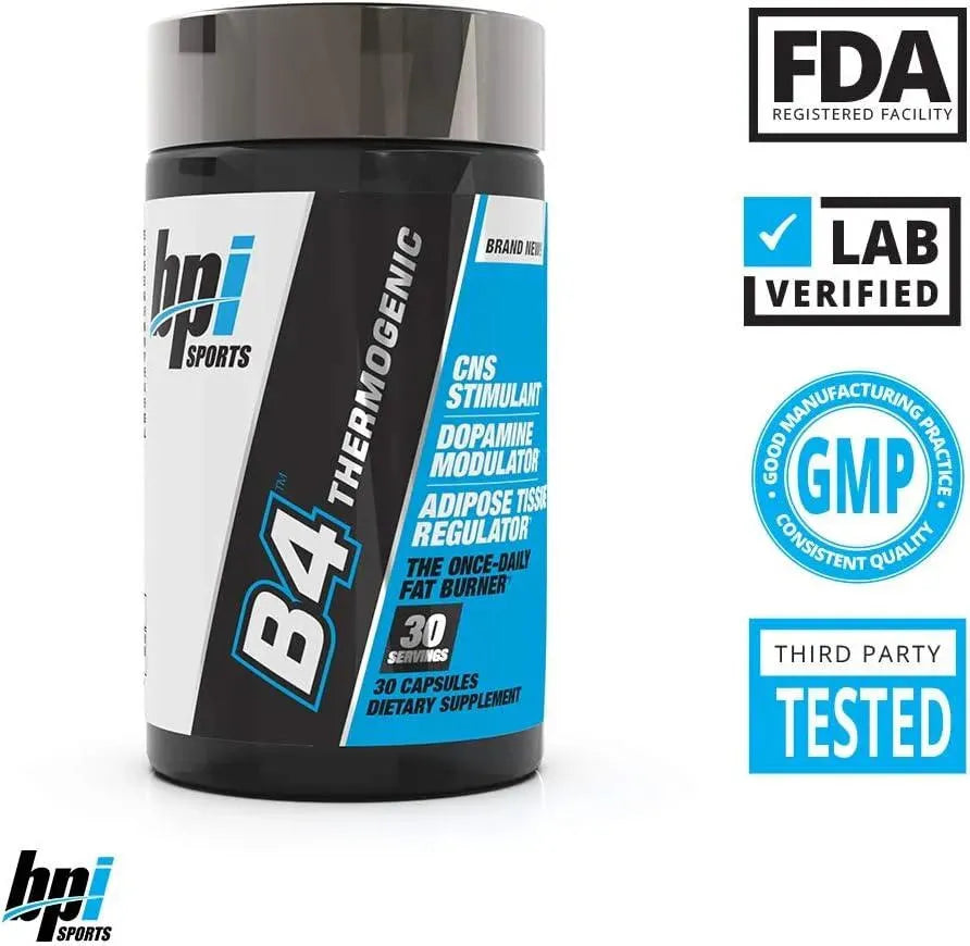 BPI SPORTS - BPI Sports B4 Extra-Strength Fat Burner 30 Capsulas - The Red Vitamin MX - Suplementos Alimenticios - {{ shop.shopifyCountryName }}