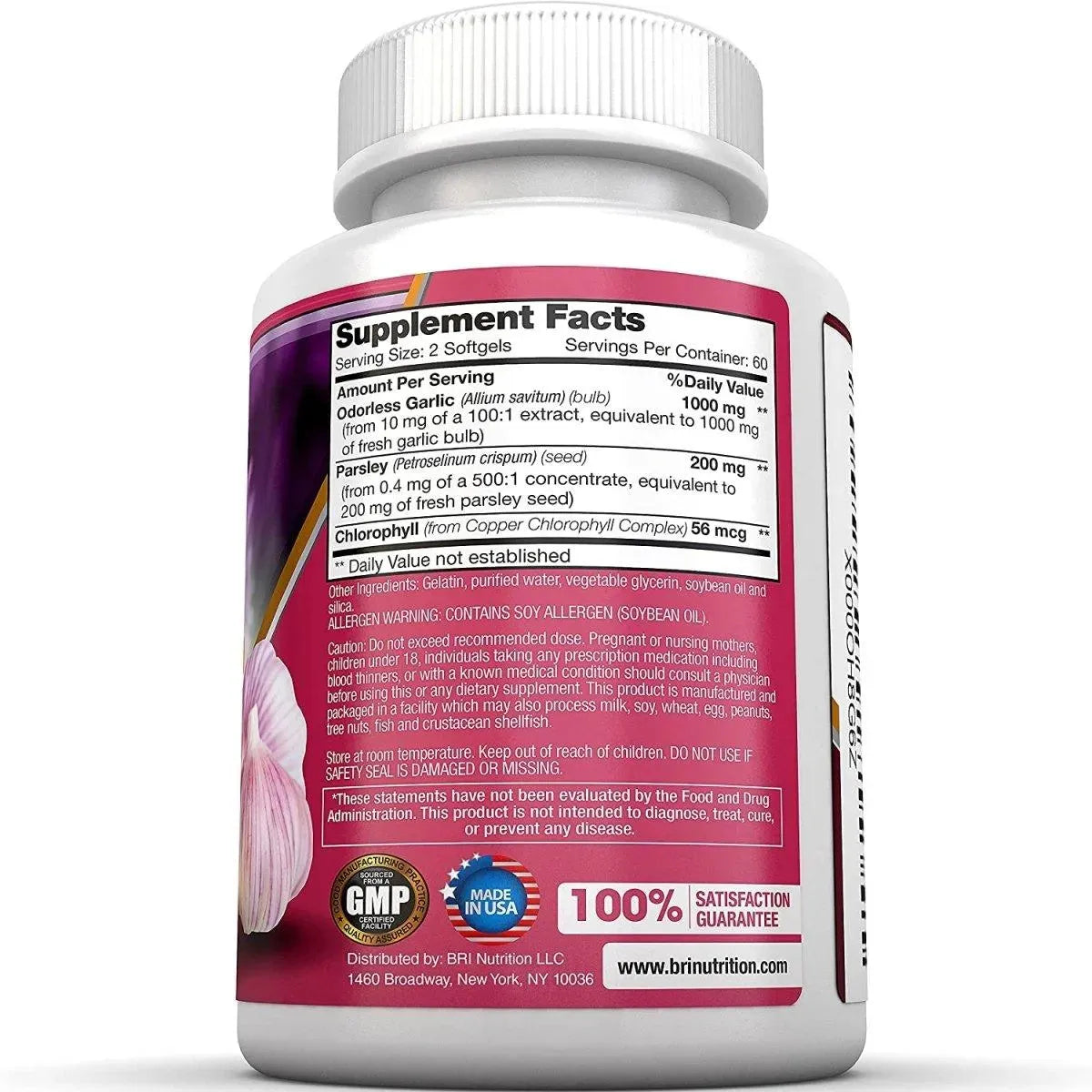 BRI NUTRITION - BRI Nutrition Garlic Extra Strength 120 Capsulas Blandas - The Red Vitamin MX - Suplementos Alimenticios - {{ shop.shopifyCountryName }}