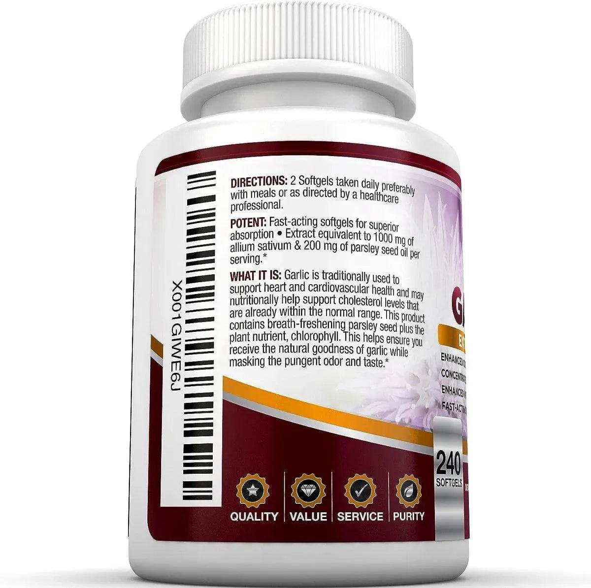 BRI NUTRITION - BRI Nutrition Odorless Garlic 240 Capsulas Blandas - The Red Vitamin MX - Suplementos Alimenticios - {{ shop.shopifyCountryName }}