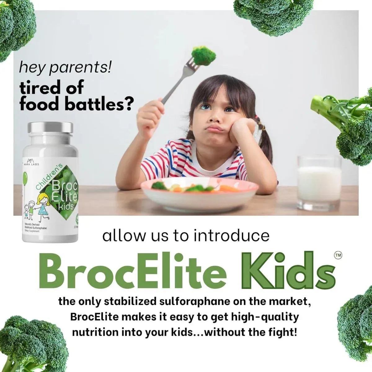 BROCELITE - BrocElite Kids Naturally Stabilized Sulforaphane Extract - The Red Vitamin MX - Suplementos Alimenticios - {{ shop.shopifyCountryName }}