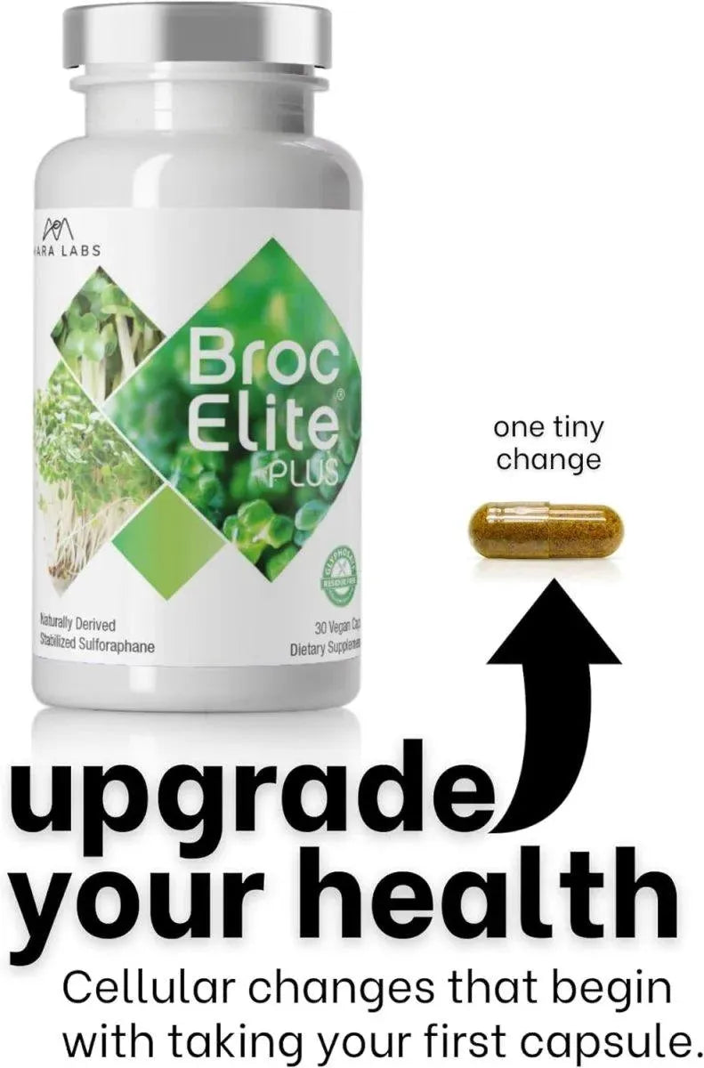 BROCELITE - BrocElite Plus Broccoli Supplement Stabilized Sulforaphane Extract - The Red Vitamin MX - Suplementos Alimenticios - {{ shop.shopifyCountryName }}