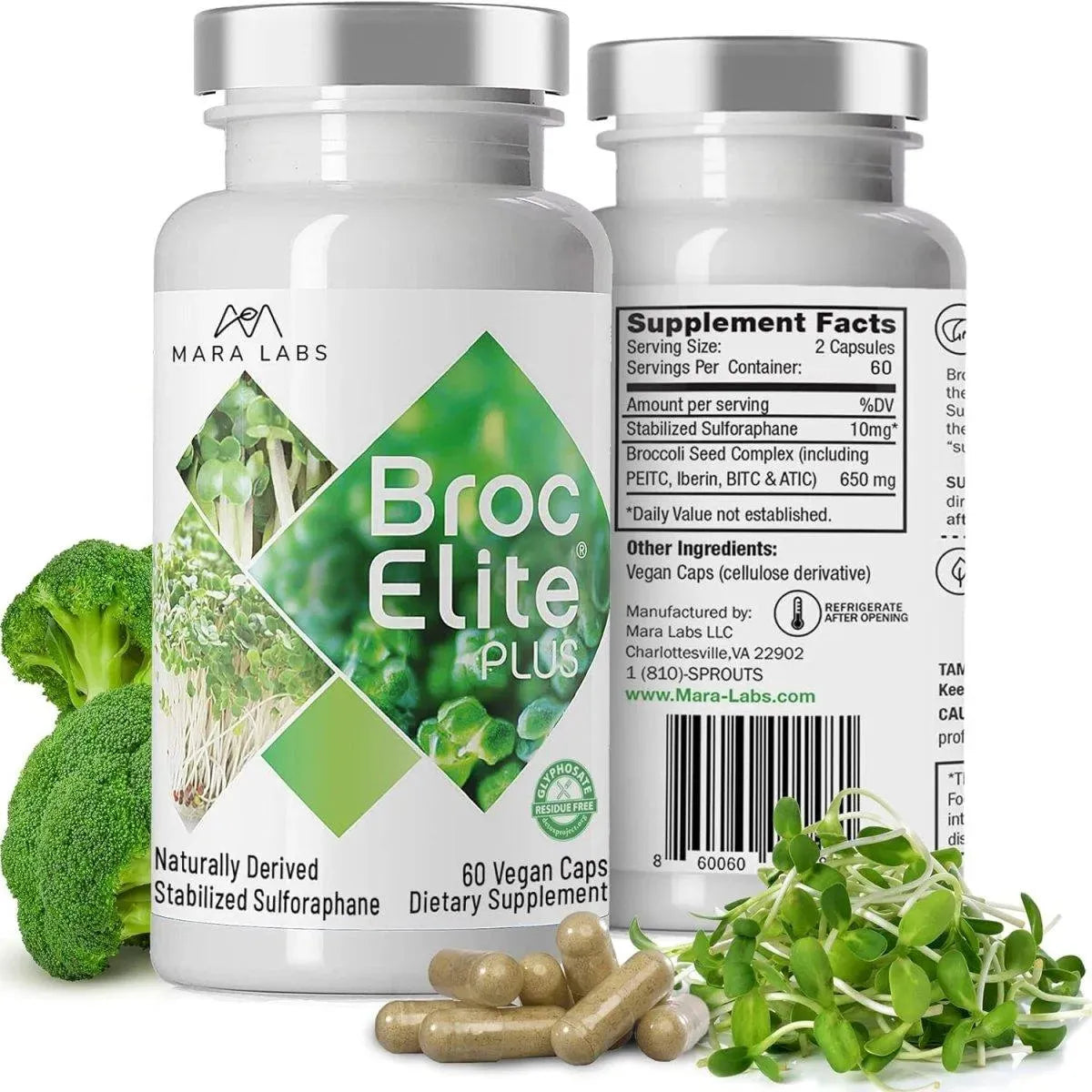 BROCELITE - BrocElite Plus Broccoli Supplement Stabilized Sulforaphane Extract - The Red Vitamin MX - Suplementos Alimenticios - {{ shop.shopifyCountryName }}
