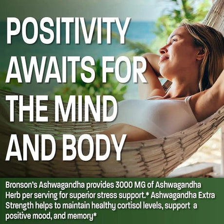 BRONSON - Bronson Ashwagandha Extra Strength 3000Mg. - The Red Vitamin MX - Suplementos Alimenticios - {{ shop.shopifyCountryName }}