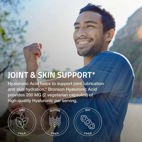 BRONSON - Bronson Hyaluronic Acid 200Mg. 200 Capsulas - The Red Vitamin MX - Suplementos Alimenticios - {{ shop.shopifyCountryName }}