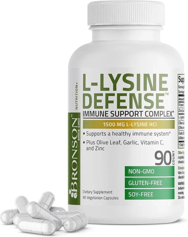 BRONSON - Bronson L-Lysine Defense Immune Support 1500Mg. 90 Capsulas - The Red Vitamin MX - Suplementos Alimenticios - {{ shop.shopifyCountryName }}
