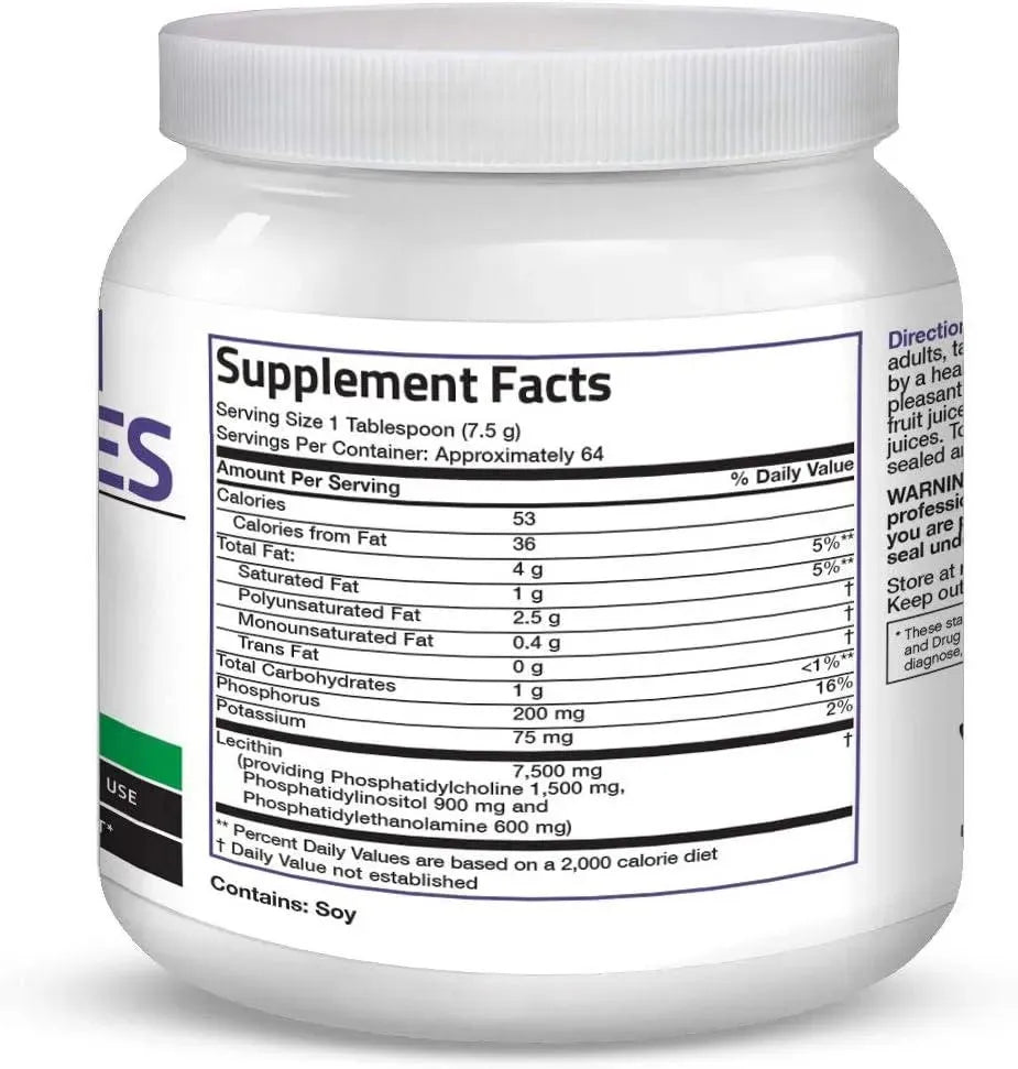 BRONSON - Bronson Lecithin Granules (Powder) 7500Mg. 454Gr. - The Red Vitamin MX - Suplementos Alimenticios - {{ shop.shopifyCountryName }}