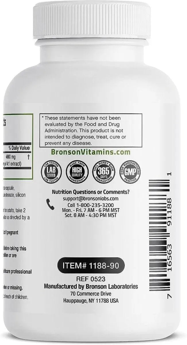 BRONSON - Bronson Maca Root Extra Strength 4000Mg. 90 Capsulas - The Red Vitamin MX - Suplementos Alimenticios - {{ shop.shopifyCountryName }}