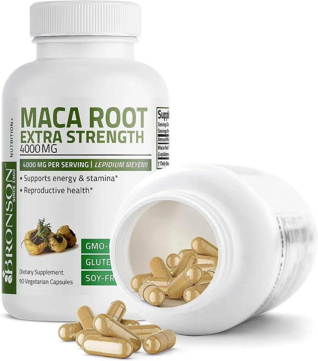 BRONSON - Bronson Maca Root Extra Strength 4000Mg. 90 Capsulas - The Red Vitamin MX - Suplementos Alimenticios - {{ shop.shopifyCountryName }}
