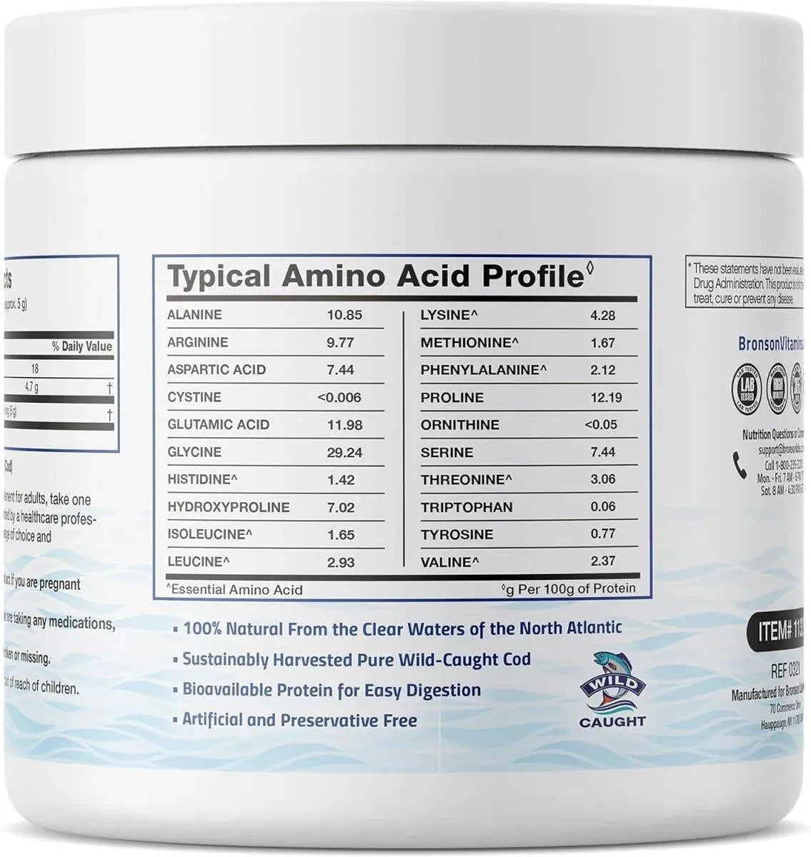 BRONSON - Bronson Marine Collagen Peptides Hydrolyzed Protein Powder 150Gr. - The Red Vitamin MX - Suplementos Alimenticios - {{ shop.shopifyCountryName }}