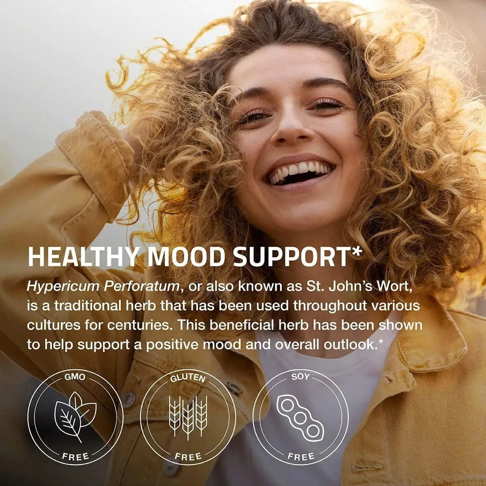 BRONSON - Bronson St. John's Wort 700Mg. 90 Capsulas - The Red Vitamin MX - Suplementos Alimenticios - {{ shop.shopifyCountryName }}