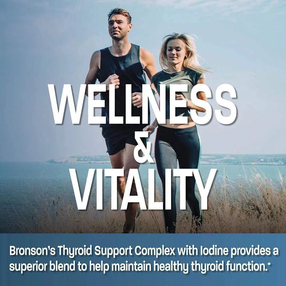 BRONSON - Bronson Thyroid Support Complex with Iodine 180 Capsulas - The Red Vitamin MX - Suplementos Alimenticios - {{ shop.shopifyCountryName }}