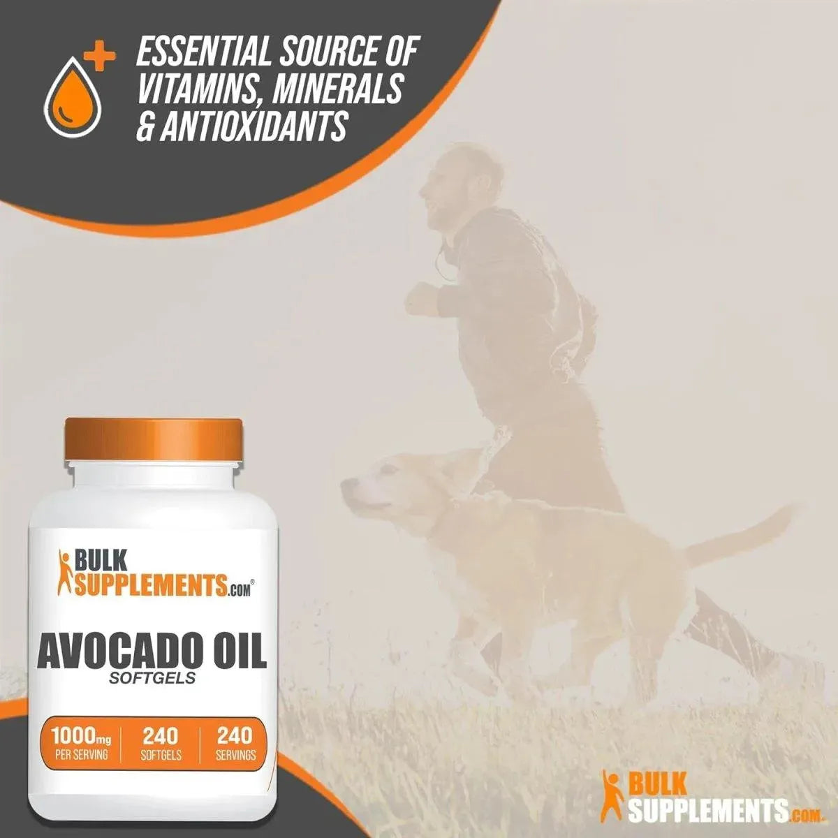 BULK SUPPLEMENTS - Bulk Supplements Avocado Oil 1000Mg. 240 Capsulas Blandas - The Red Vitamin MX - Suplementos Alimenticios - {{ shop.shopifyCountryName }}