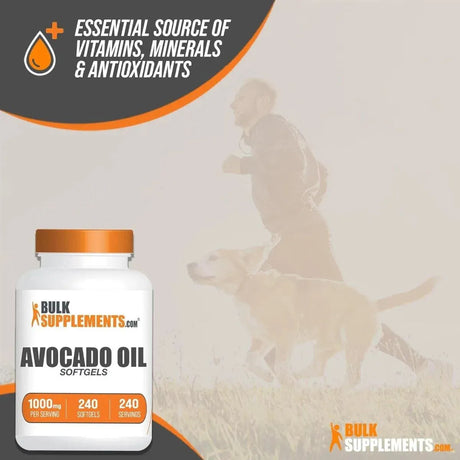 BULK SUPPLEMENTS - Bulk Supplements Avocado Oil 1000Mg. 240 Capsulas Blandas - The Red Vitamin MX - Suplementos Alimenticios - {{ shop.shopifyCountryName }}