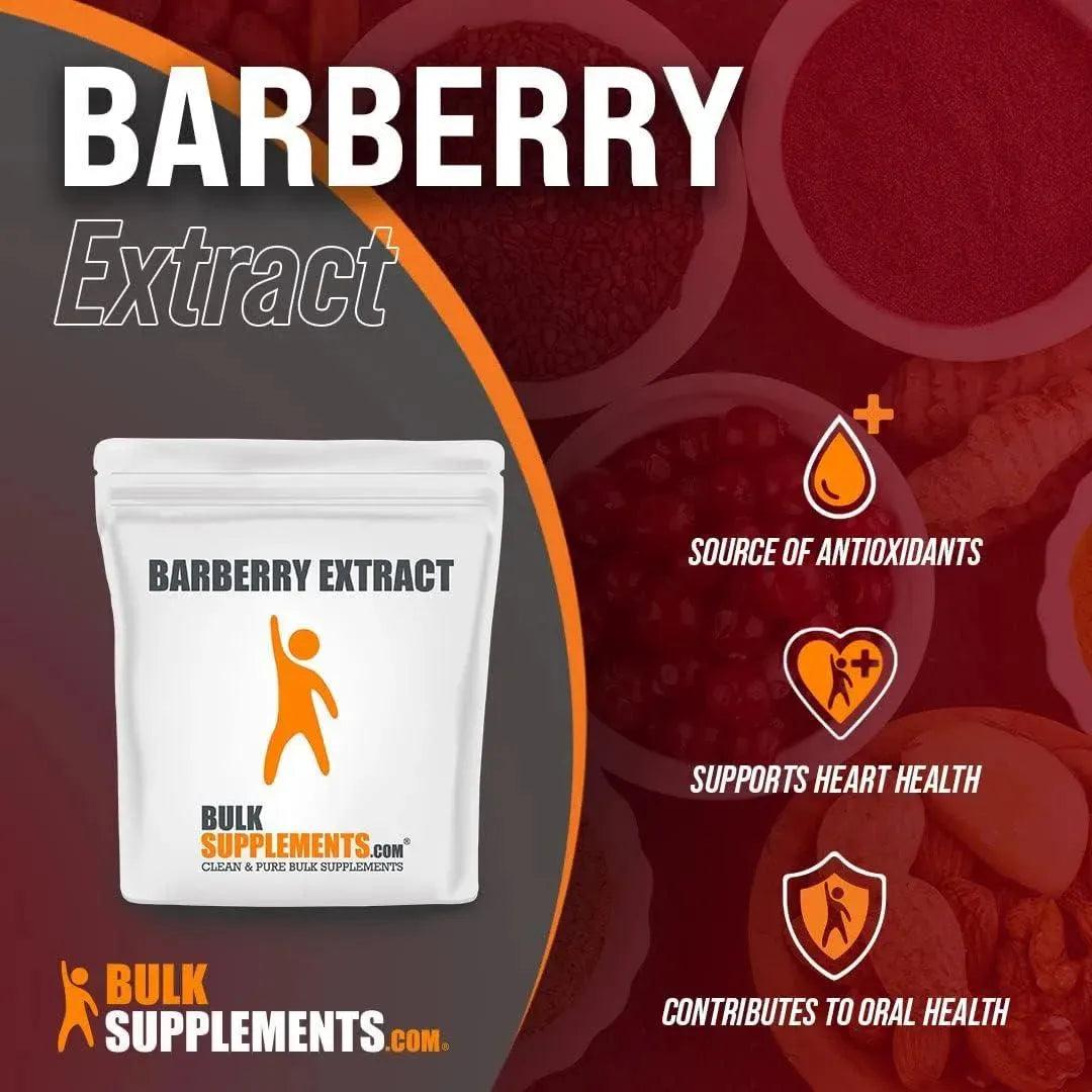 BULK SUPPLEMENTS - Bulk Supplements Barberry Extract Powder 1 Kg. - The Red Vitamin MX - Suplementos Alimenticios - {{ shop.shopifyCountryName }}