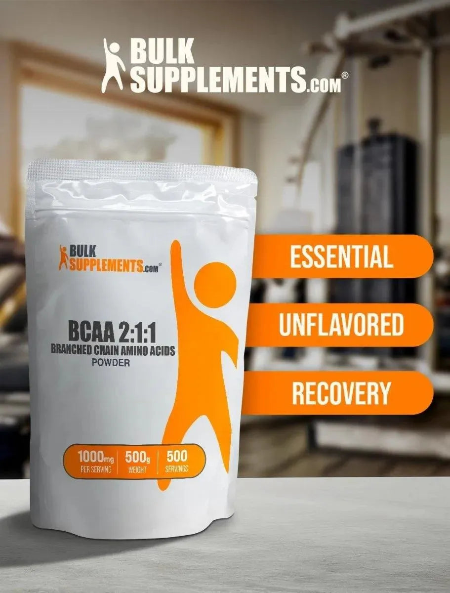 BULK SUPPLEMENTS - Bulk Supplements BCAA 2:1:1 Powder 500Gr. - The Red Vitamin MX - Suplementos Alimenticios - {{ shop.shopifyCountryName }}