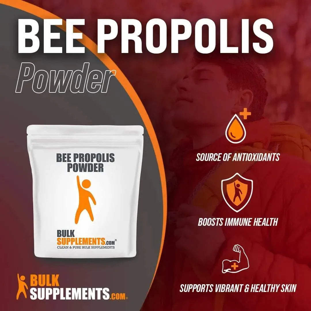 BULK SUPPLEMENTS - Bulk Supplements Bee Propolis Powder 1200Mg. 250Gr. - The Red Vitamin MX - Suplementos Alimenticios - {{ shop.shopifyCountryName }}
