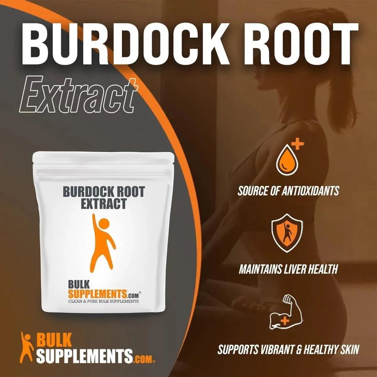 BULK SUPPLEMENTS - Bulk Supplements Burdock Root Extract Powder 250Gr. - The Red Vitamin MX - Suplementos Alimenticios - {{ shop.shopifyCountryName }}
