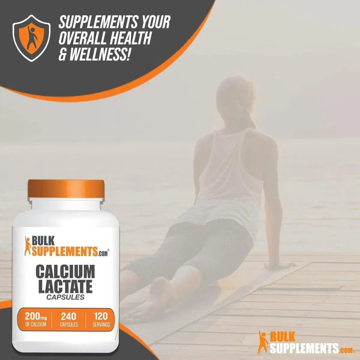BULK SUPPLEMENTS - Bulk Supplements Calcium Lactate 240 Capsulas - The Red Vitamin MX - Suplementos Alimenticios - {{ shop.shopifyCountryName }}