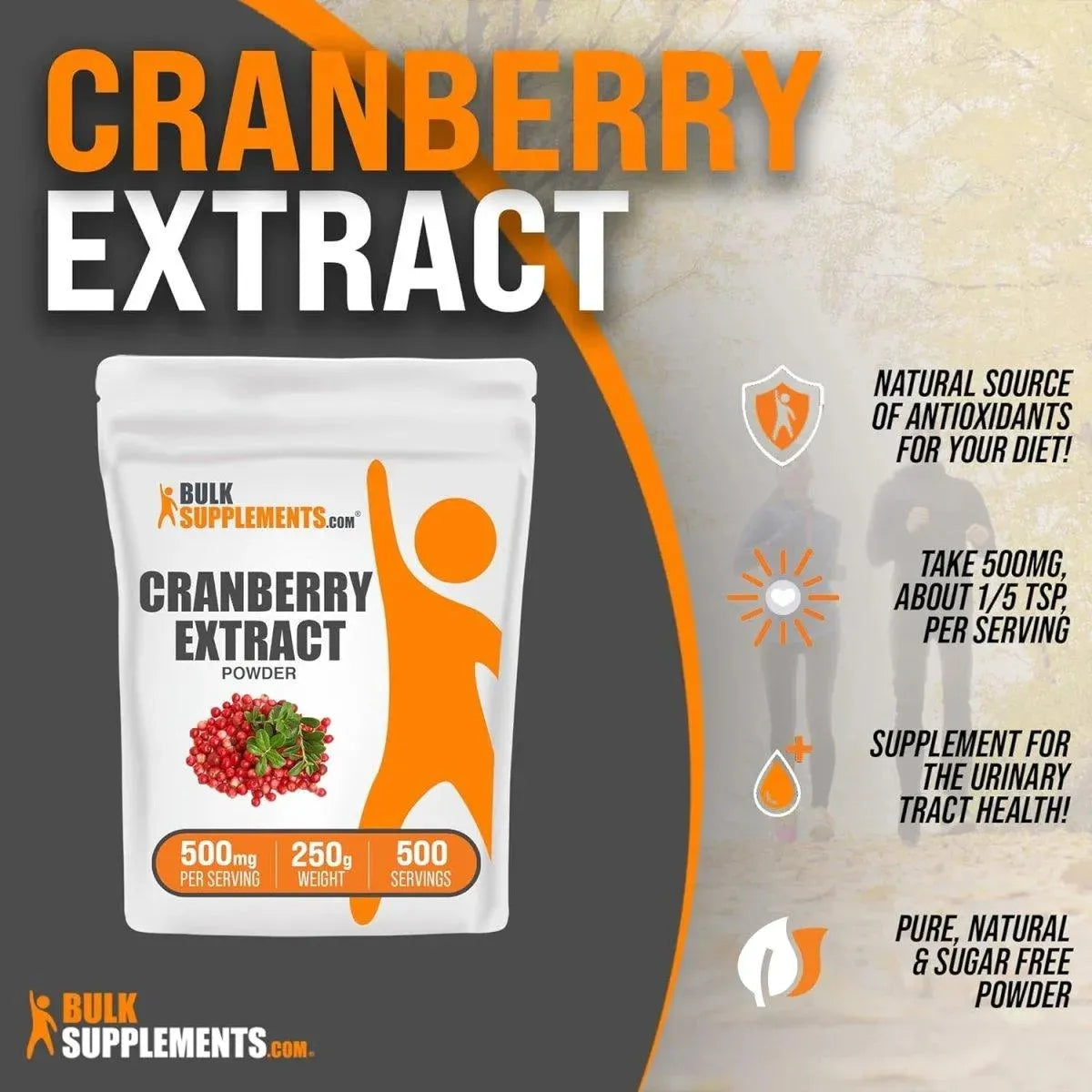 BULK SUPPLEMENTS - Bulk Supplements Cranberry Extract Powder 250Gr. - The Red Vitamin MX - Suplementos Alimenticios - {{ shop.shopifyCountryName }}