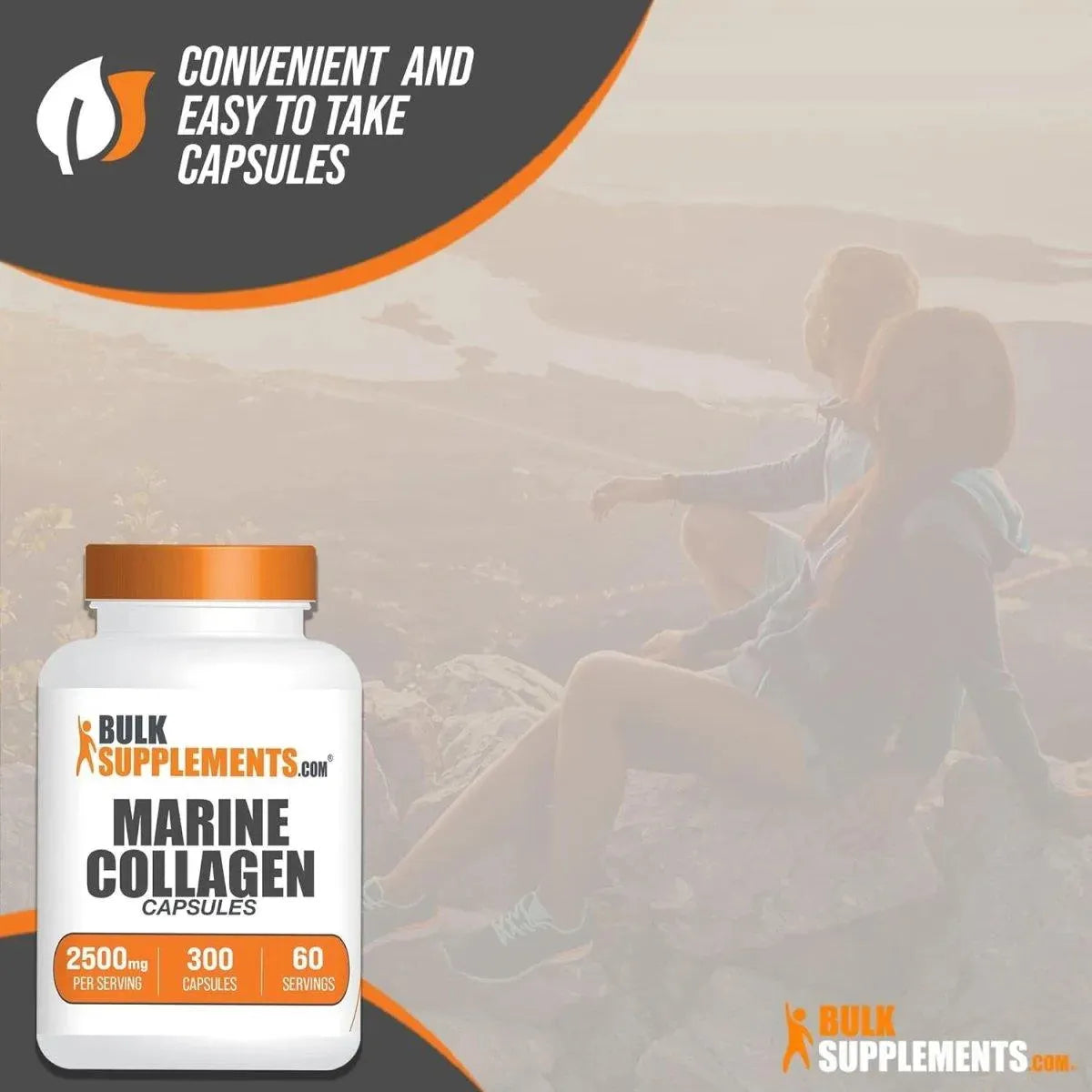 BULK SUPPLEMENTS - Bulk Supplements Marine Collagen 2500Mg. 300 Capsulas - The Red Vitamin MX - Suplementos Alimenticios - {{ shop.shopifyCountryName }}