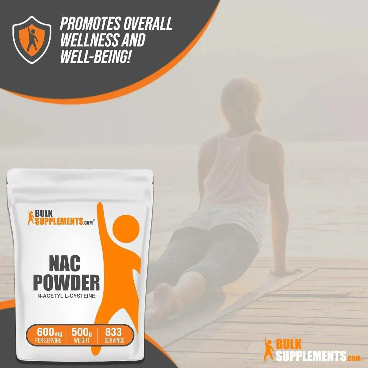 BULK SUPPLEMENTS - Bulk Supplements NAC Powder 500Gr. - The Red Vitamin MX - Suplementos Alimenticios - {{ shop.shopifyCountryName }}