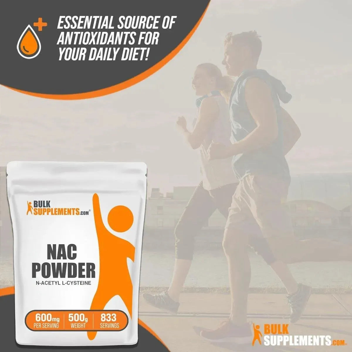 BULK SUPPLEMENTS - Bulk Supplements NAC Powder 500Gr. - The Red Vitamin MX - Suplementos Alimenticios - {{ shop.shopifyCountryName }}