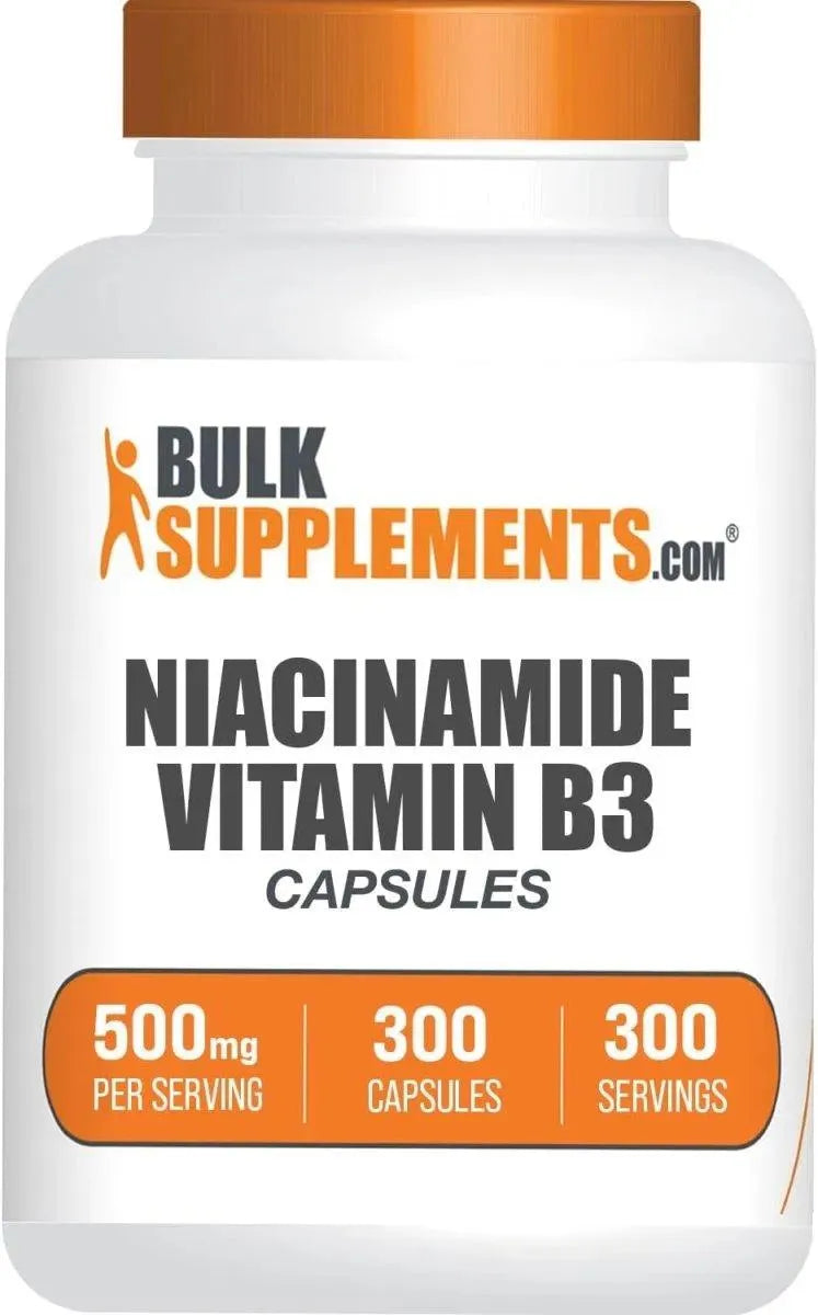 BULK SUPPLEMENTS - Bulk Supplements Niacinamide 300 Capsulas - The Red Vitamin MX - Suplementos Alimenticios - {{ shop.shopifyCountryName }}