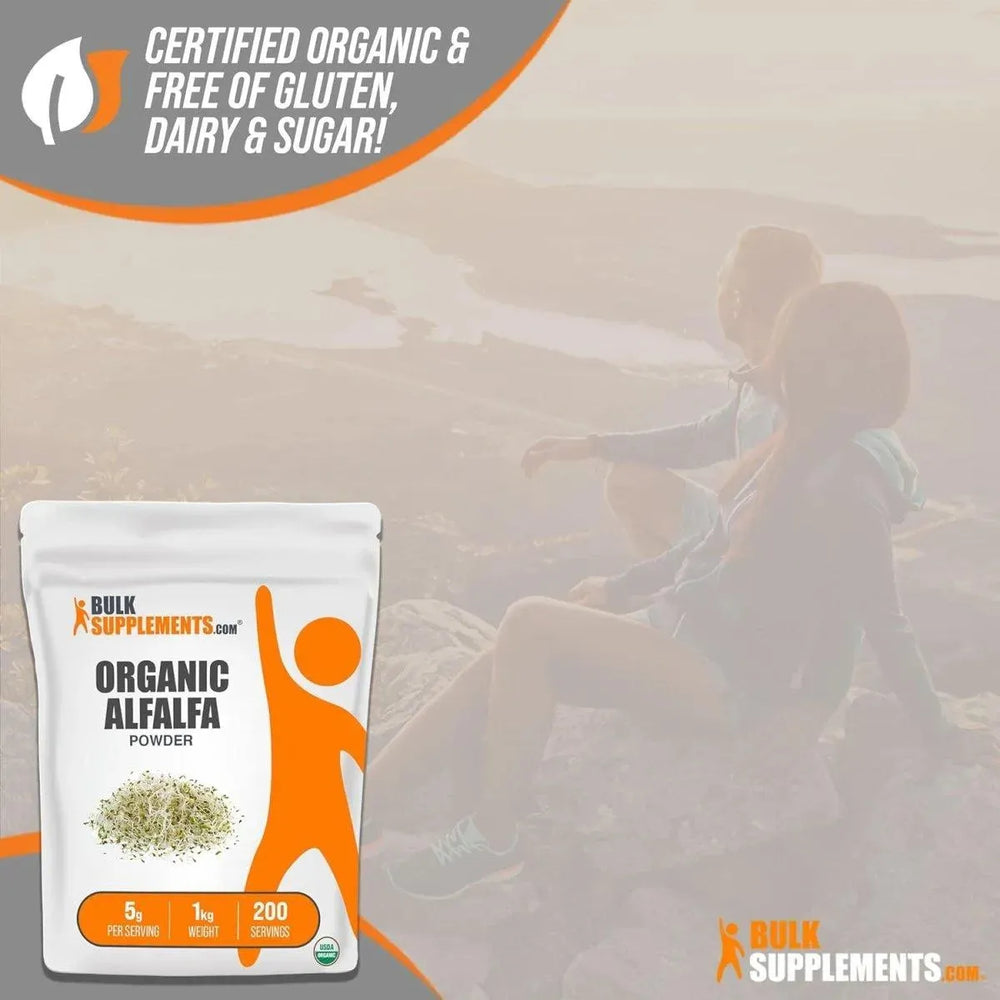 BULK SUPPLEMENTS - Bulk Supplements Organic Alfalfa Grass Powder 1 Kg. - The Red Vitamin MX - Suplementos Alimenticios - {{ shop.shopifyCountryName }}