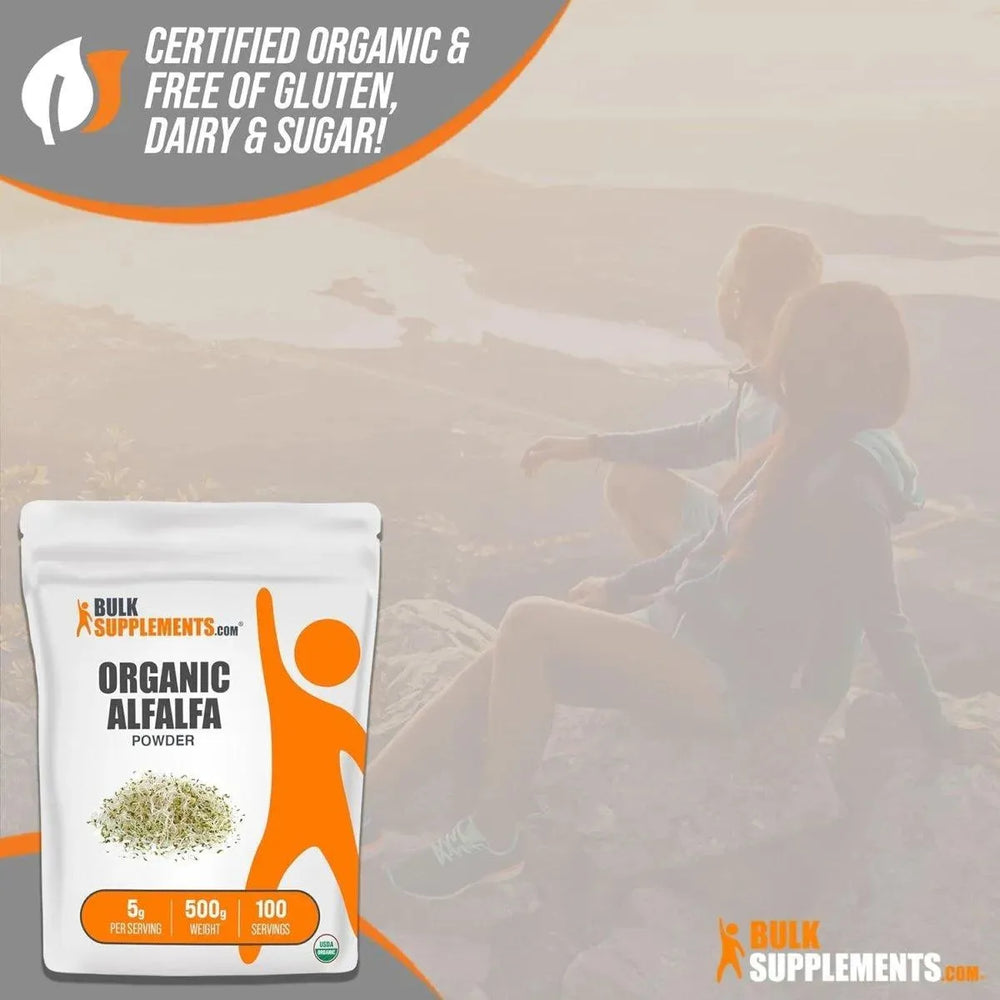 BULK SUPPLEMENTS - Bulk Supplements Organic Alfalfa Grass Powder 500Gr. - The Red Vitamin MX - Suplementos Alimenticios - {{ shop.shopifyCountryName }}