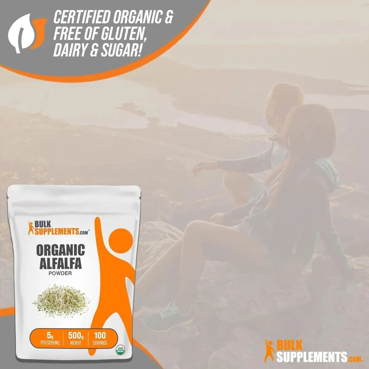 BULK SUPPLEMENTS - Bulk Supplements Organic Alfalfa Grass Powder 500Gr. - The Red Vitamin MX - Suplementos Alimenticios - {{ shop.shopifyCountryName }}