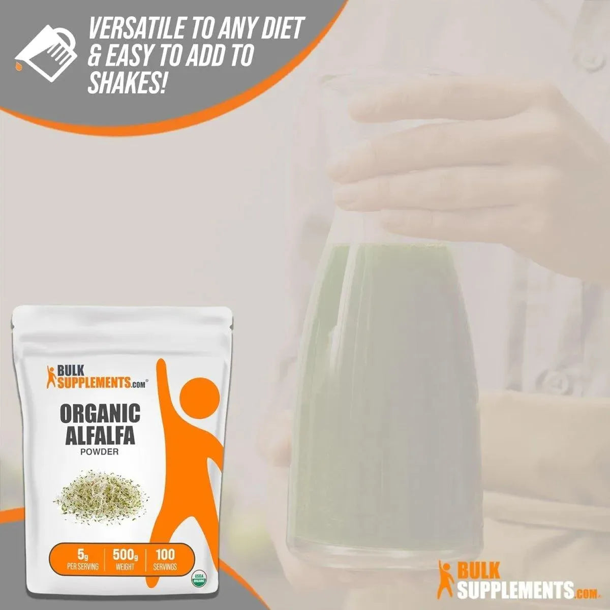 BULK SUPPLEMENTS - Bulk Supplements Organic Alfalfa Grass Powder 500Gr. - The Red Vitamin MX - Suplementos Alimenticios - {{ shop.shopifyCountryName }}