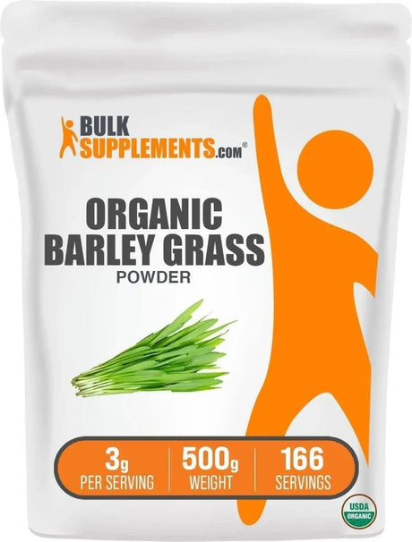BULK SUPPLEMENTS - Bulk Supplements Organic Barley Grass Powder 500Gr. - The Red Vitamin MX - Suplementos Alimenticios - {{ shop.shopifyCountryName }}