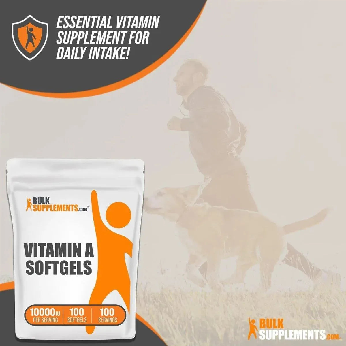 BULK SUPPLEMENTS - Bulk Supplements Vitamin A 10000 IU 100 Capsulas Blandas - The Red Vitamin MX - Suplementos Alimenticios - {{ shop.shopifyCountryName }}