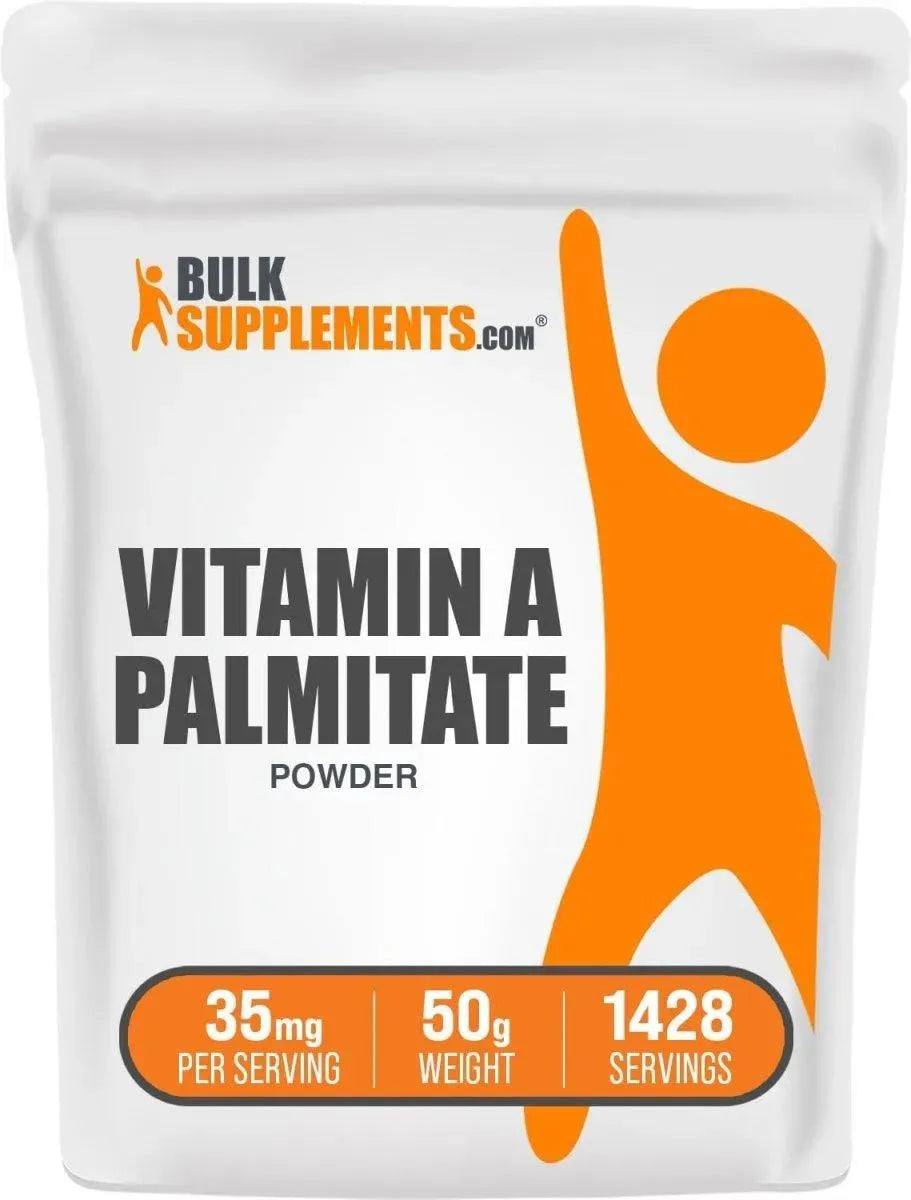 BULK SUPPLEMENTS - Bulk Supplements Vitamin A Palmitate Powder 50Gr. - The Red Vitamin MX - Suplementos Alimenticios - {{ shop.shopifyCountryName }}