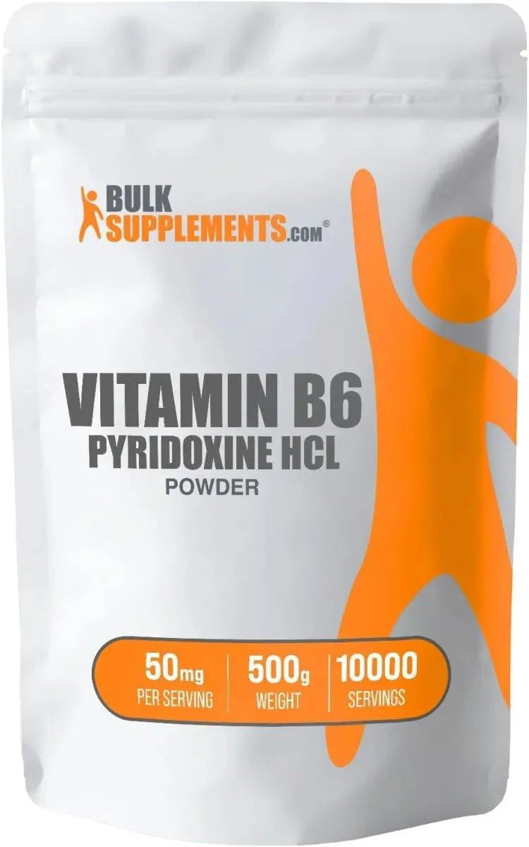 BULK SUPPLEMENTS - Bulk Supplements Vitamin B6 Powder 500Gr. - The Red Vitamin MX - Suplementos Alimenticios - {{ shop.shopifyCountryName }}