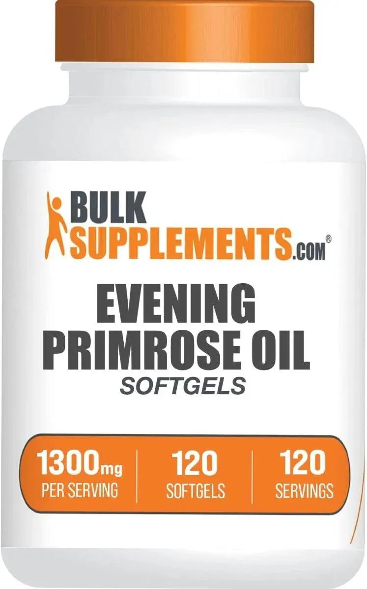 BULK SUPPLEMENTS - BULKSUPPLEMENTS Evening Primrose Oil 1300Mg. 120 Capsulas Blandas - The Red Vitamin MX - Suplementos Alimenticios - {{ shop.shopifyCountryName }}