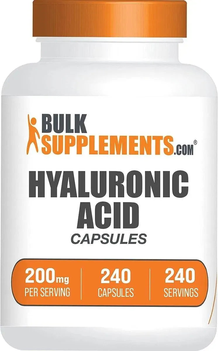 BULK SUPPLEMENTS - BULKSUPPLEMENTS Hyaluronic Acid Capsules 200Mg. 240 Capsulas - The Red Vitamin MX - Suplementos Alimenticios - {{ shop.shopifyCountryName }}
