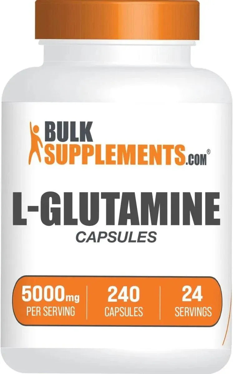 BULK SUPPLEMENTS - BULKSUPPLEMENTS L-Glutamine Capsules 5000Mg. 240 Capsulas - The Red Vitamin MX - Suplementos Alimenticios - {{ shop.shopifyCountryName }}
