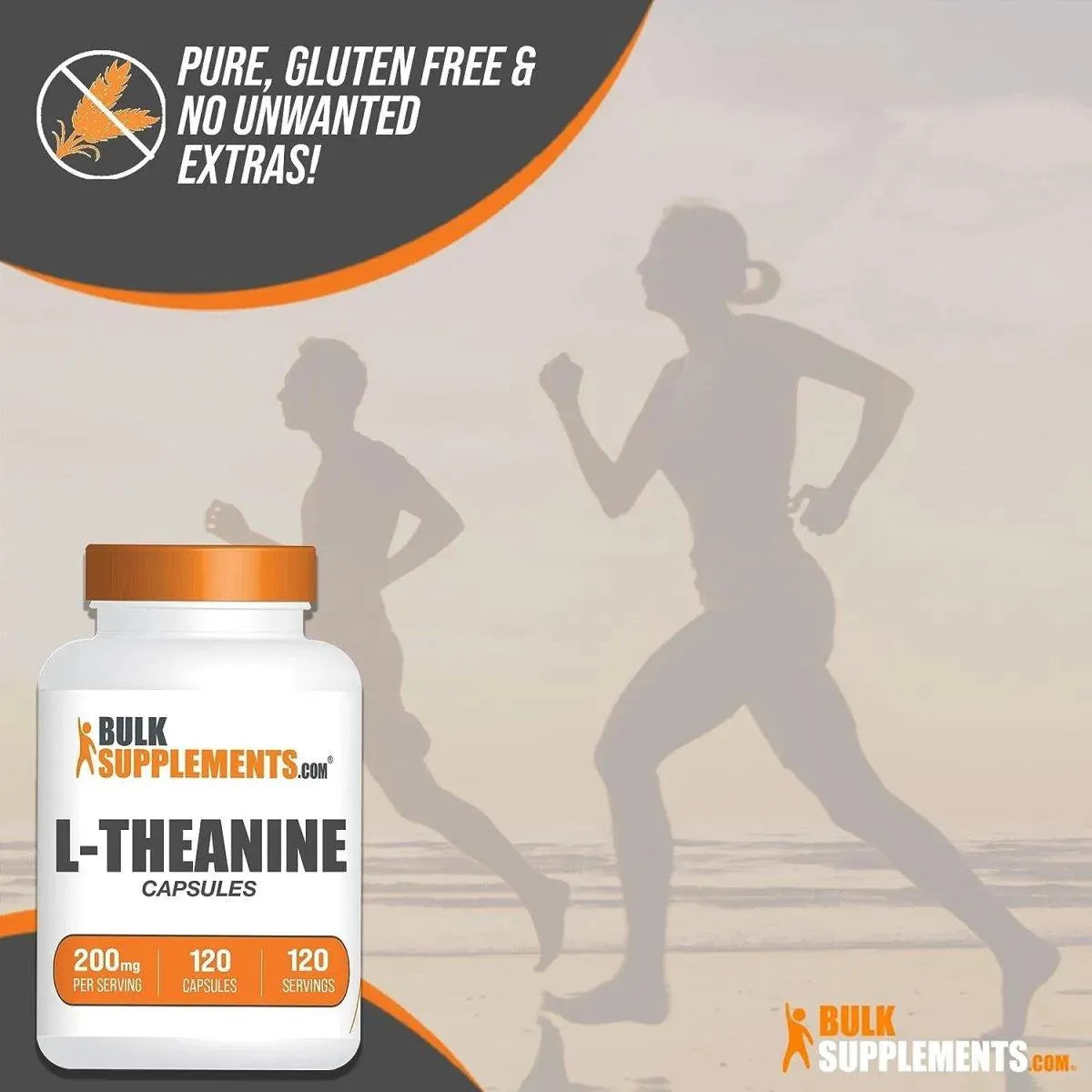 BULK SUPPLEMENTS - BulkSupplements L-Theanine 200Mg. 120 Capsulas - The Red Vitamin MX - Suplementos Alimenticios - {{ shop.shopifyCountryName }}