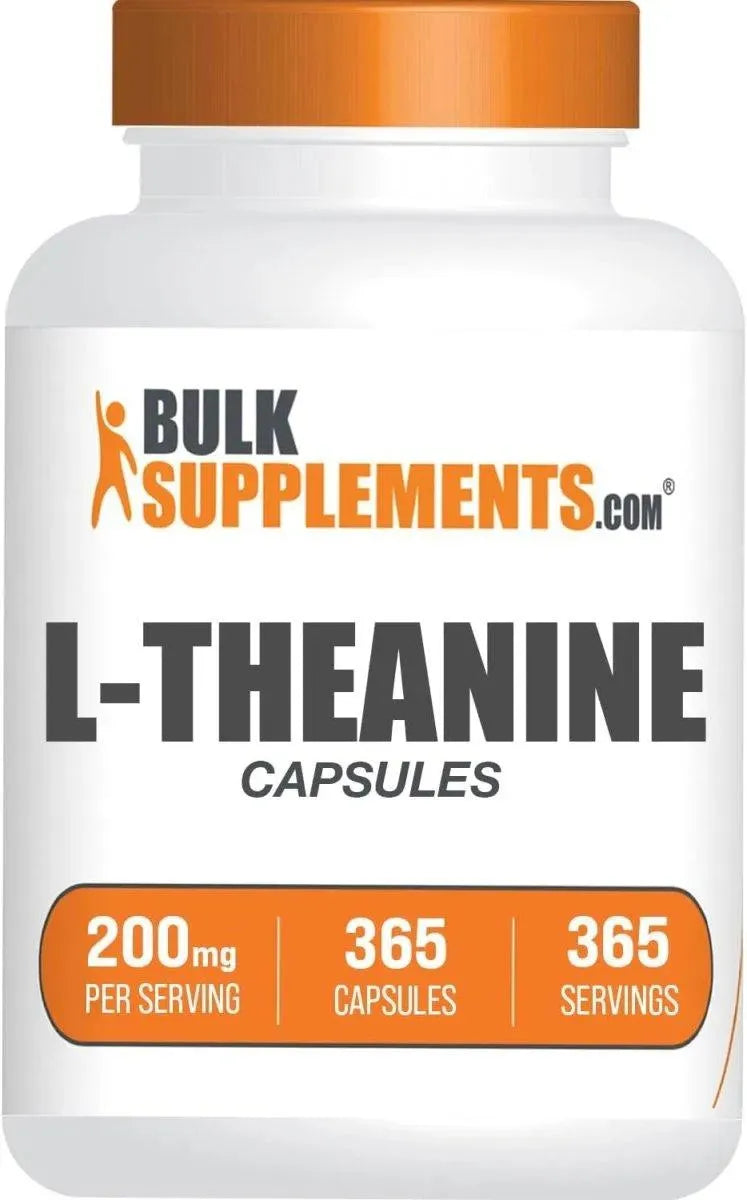 BULK SUPPLEMENTS - BulkSupplements L-Theanine 200Mg. 365 Capsulas - The Red Vitamin MX - Suplementos Alimenticios - {{ shop.shopifyCountryName }}