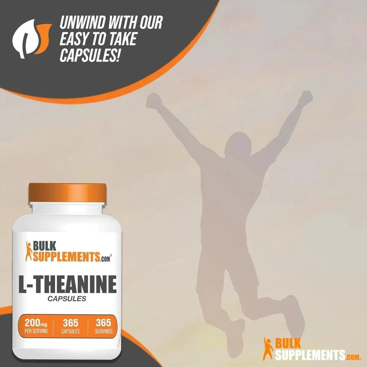 BULK SUPPLEMENTS - BulkSupplements L-Theanine 200Mg. 365 Capsulas - The Red Vitamin MX - Suplementos Alimenticios - {{ shop.shopifyCountryName }}
