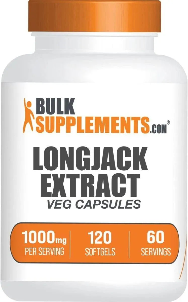 BULK SUPPLEMENTS - BulkSupplements Longjack Extract 1000Mg. 120 Capsulas - The Red Vitamin MX - Suplementos Alimenticios - {{ shop.shopifyCountryName }}