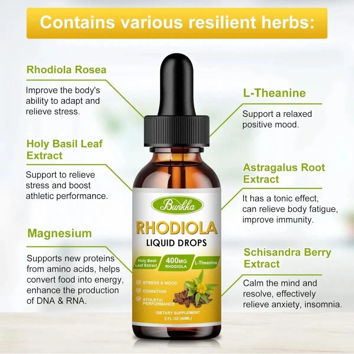 BUNKKA - Bunkka Rhodiola Rosea Liquid Drops 120Ml. - The Red Vitamin MX - Suplementos Alimenticios - {{ shop.shopifyCountryName }}