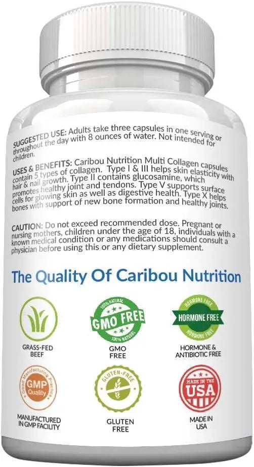 CARIBOU NUTRITION - Caribou Nutrition Multi Collagen 180 Capsulas - The Red Vitamin MX - Suplementos Alimenticios - {{ shop.shopifyCountryName }}